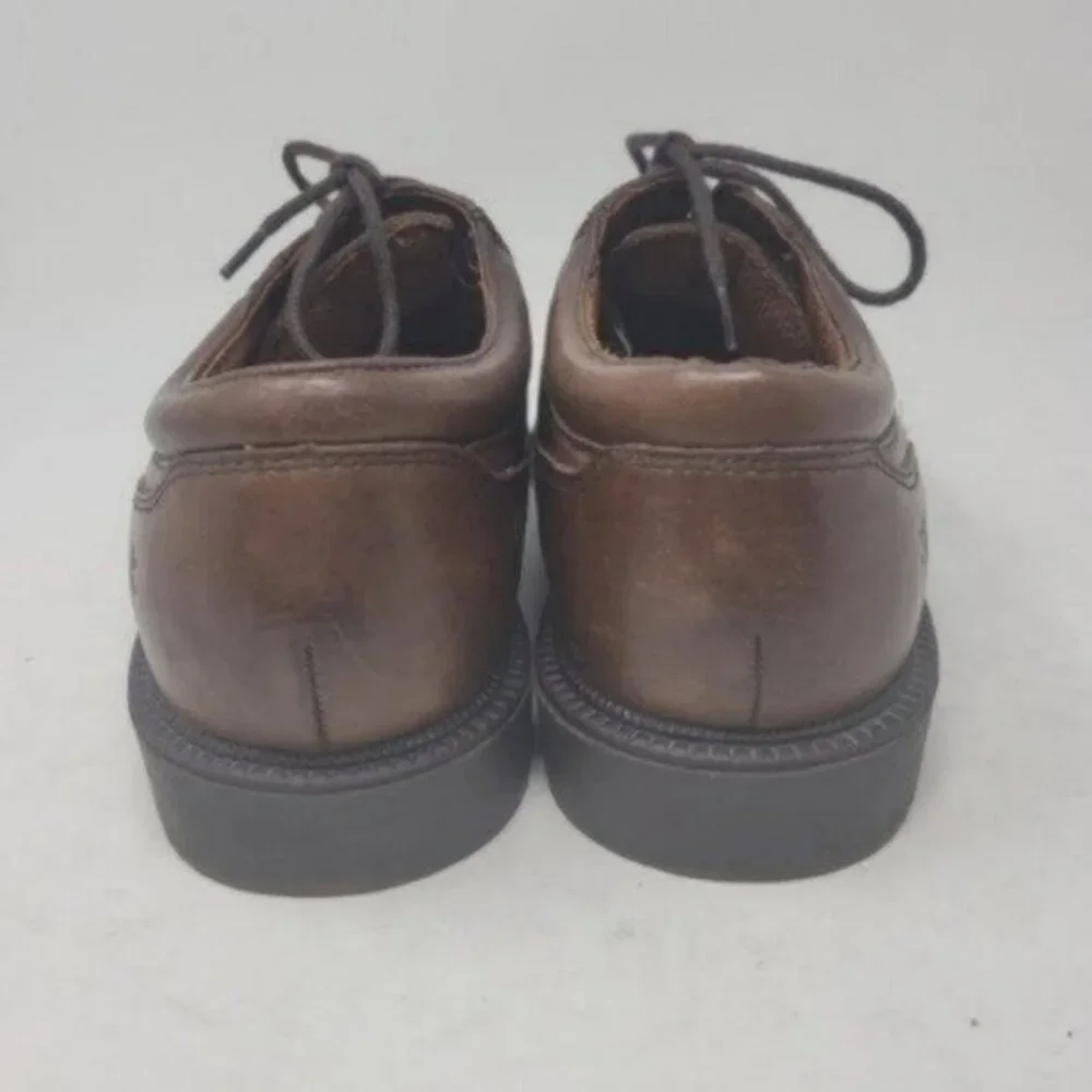 Frye | Mens Taylor Lace up Leather Oxford Shoes Brown